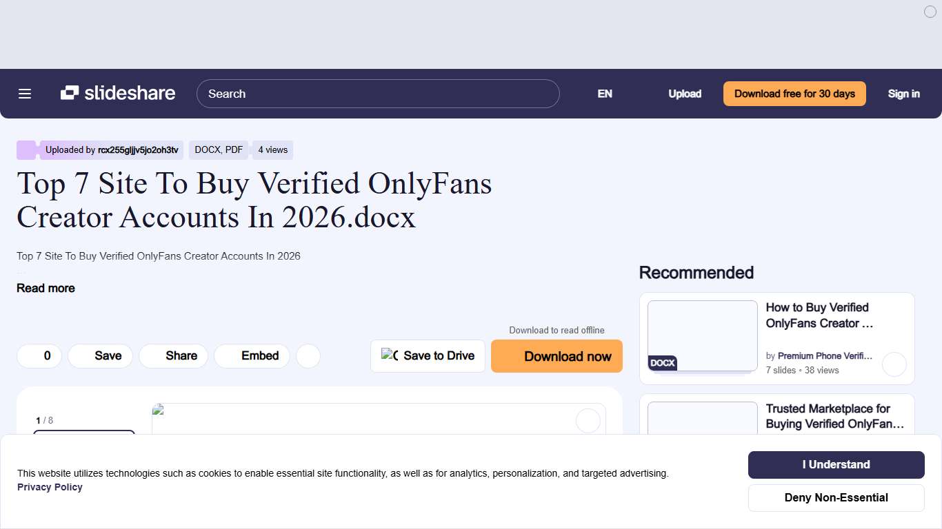 Top 7 Site To Buy Verified OnlyFans Creator Accounts In 2026.docx